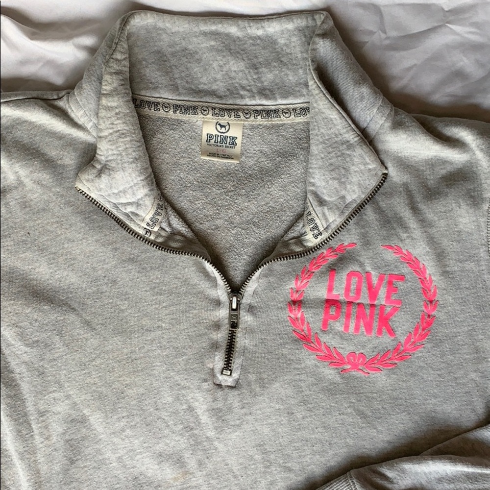 VS PINK Quarter Zip Jacket